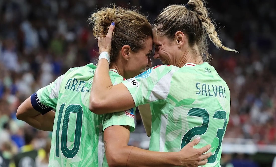 Tue, Jul 22, 2025: Rai 1's football match of Female European Championship Inghilterra VS Italia won pt slot (27.4%); Max Working (5.2%)